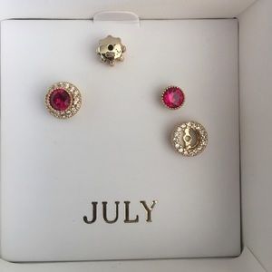 C&I petits bijou convertible birthstone studs